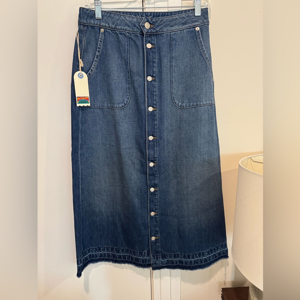 Daily Blue Tephy blue denim skirt. New with tags.